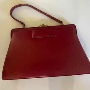 Dark Red Vintage Purse